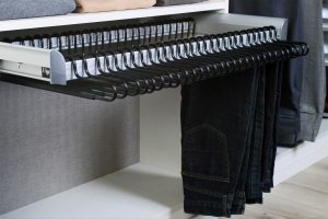 Closet Systems Seattle Pants hanging from rack