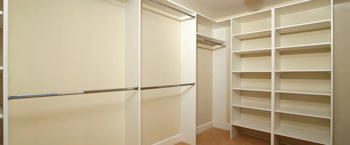 floor to ceiling shelves
