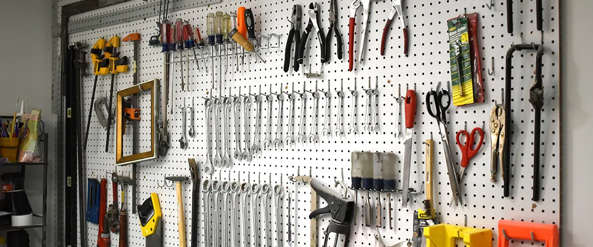 garage slatwall organization