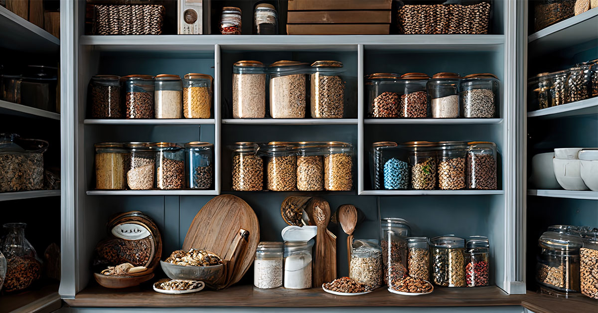 How to Organize a Kitchen Pantry  Cereal storage, Cleaning hacks