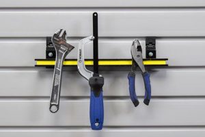 Tools attached to magnetic strip