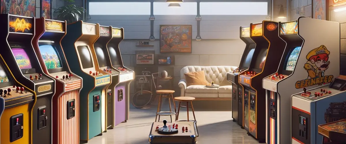 man cave idea Vintage Arcade