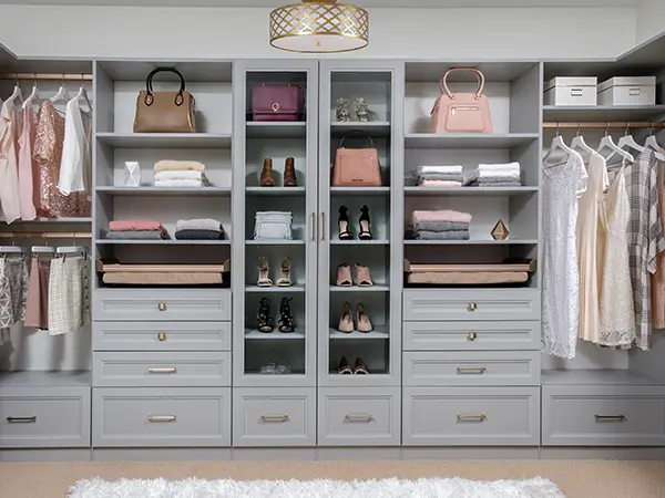 2nd step in the process - enjoy newly installed custom closet