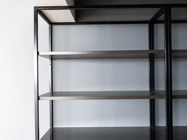 Adjustable garage shelves