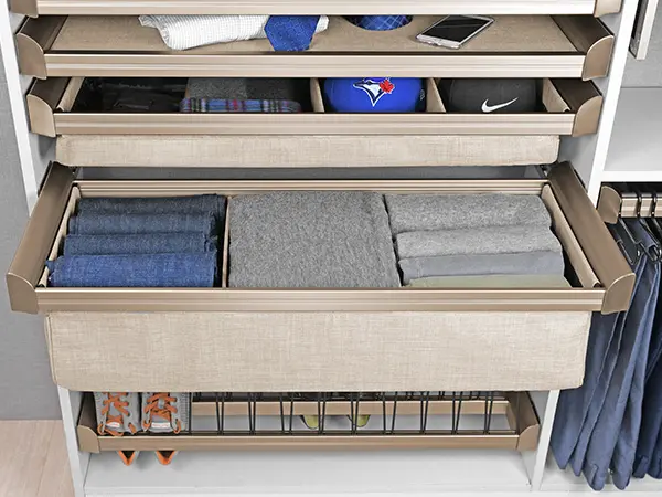 Closet drawers