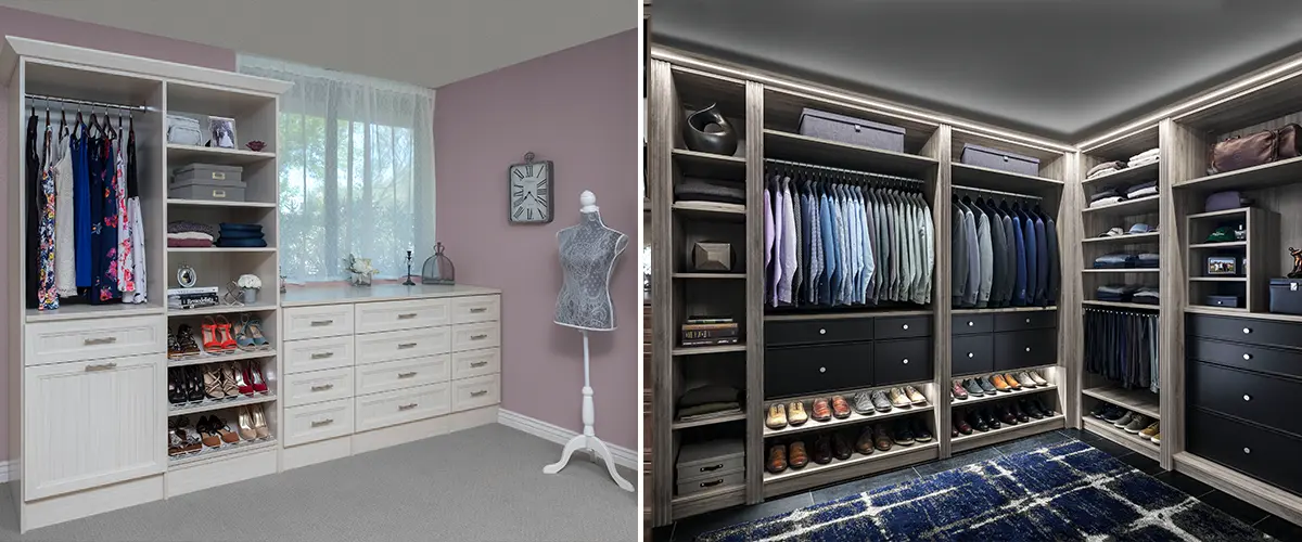 Closet types