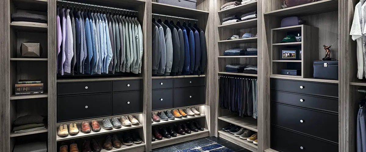 Custom walk-in closet