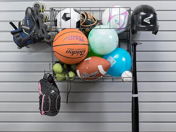 Garage sports rack