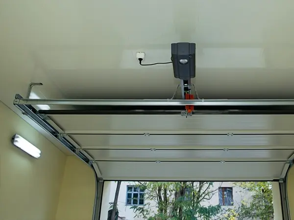 Integrated lights in a garage