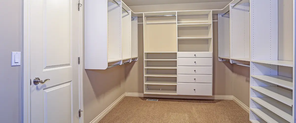 Big empty walk in closet