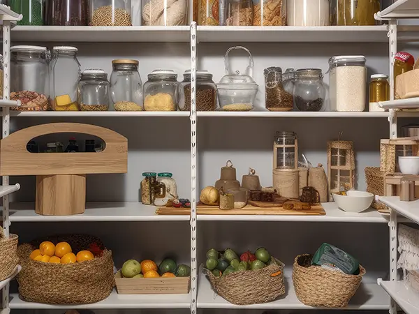 Pantry shelves