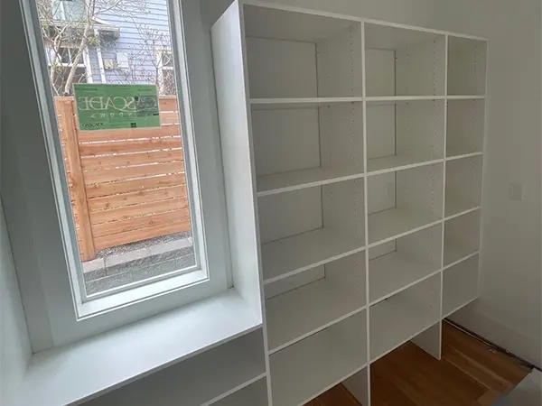 Pantry shelves
