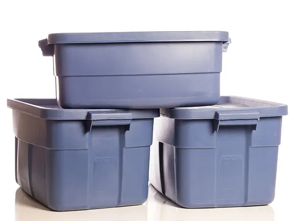 Storage bins for garages
