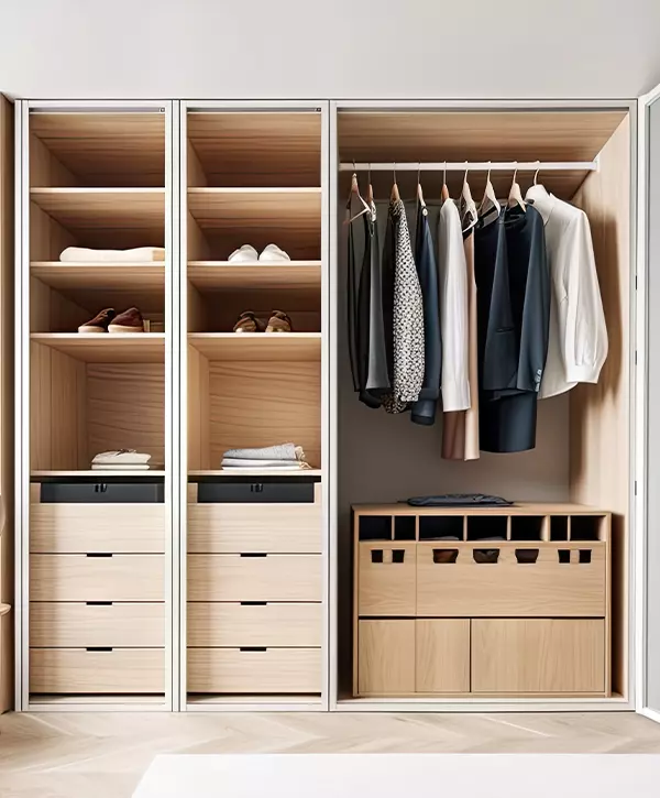 Best Closet Systems In Mercer Island open wardrobe