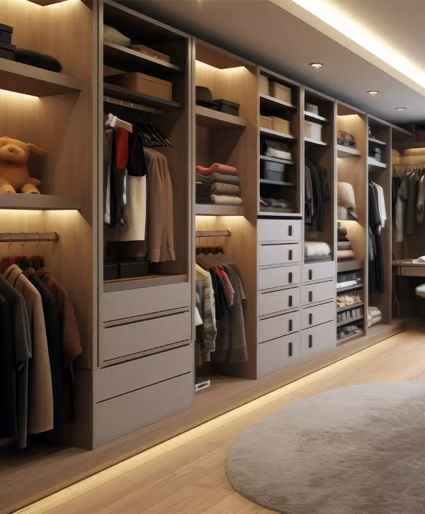 The Best Closet Systems In Tacoma​ open walk in closet wardrobe