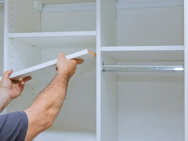 installing cabinet shelves