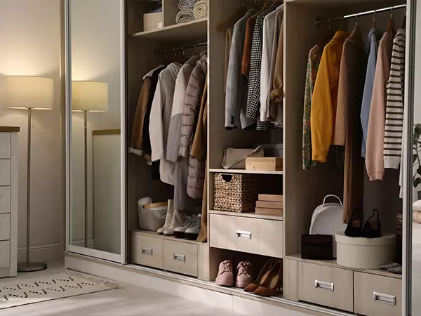 wardrobe closet beige