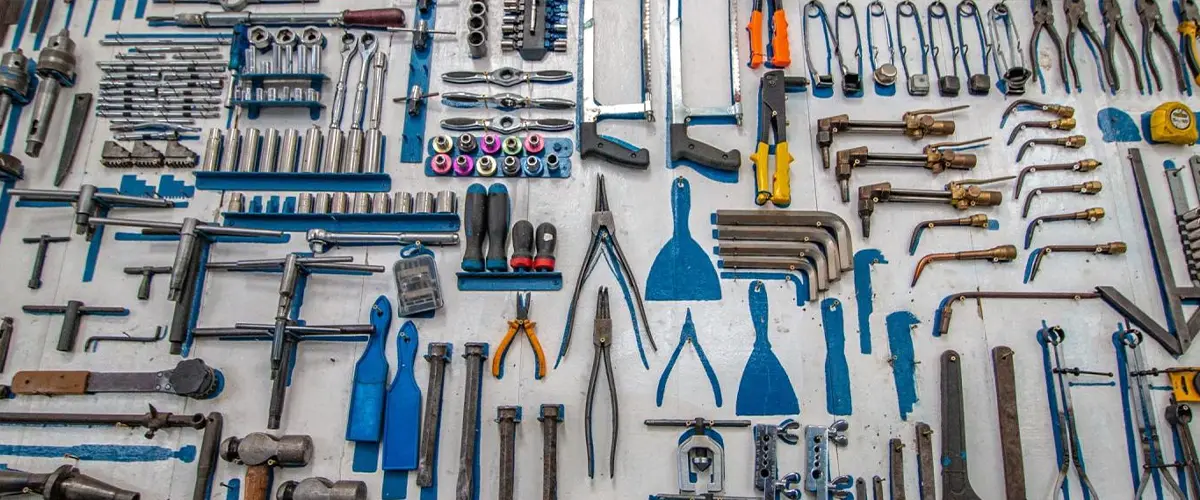 Big Tools Collection Nicely Arranged