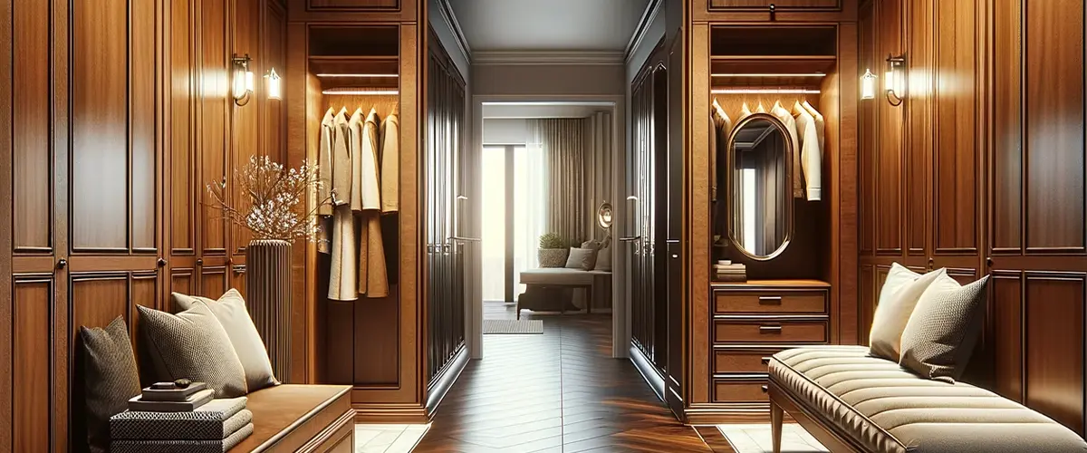 Classic Elegance Hallway Closet Idea