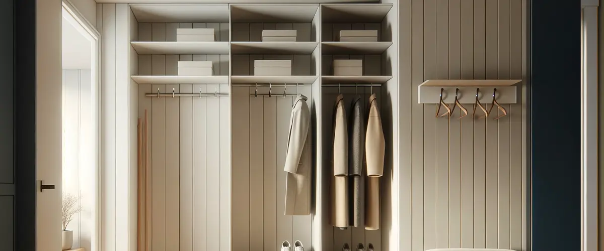 Minimalistic Hallway Closet Idea