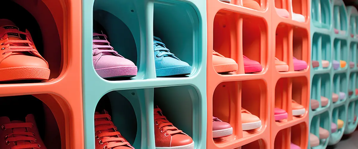 Modern Shoe Wall - Cubby Holes