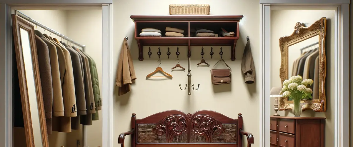 Vintage Hallway Closet Idea