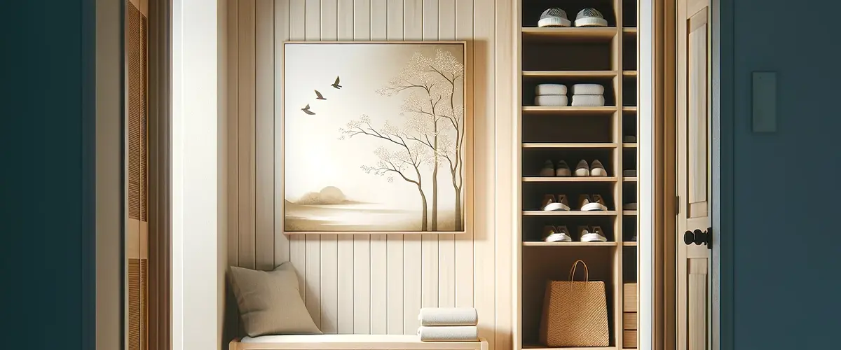 Zen Zone Hallway Closet Idea