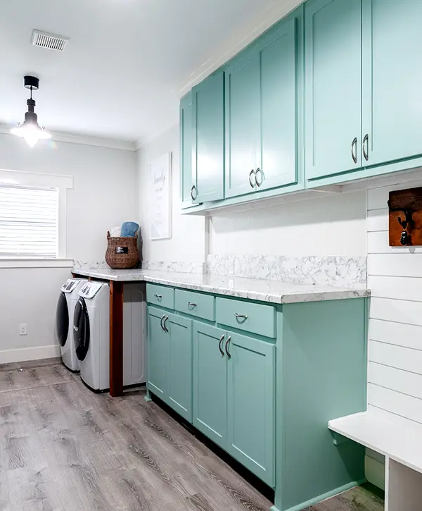 Laundry Room Cabinets Installed In Renton Washington