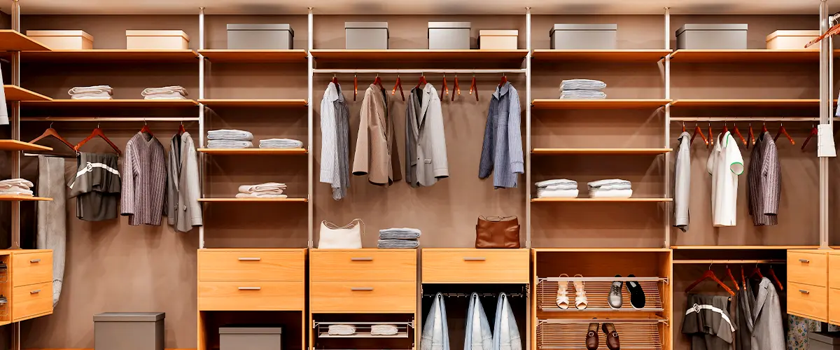 Wardrobe Closet Installed In Washington by Creative Closets