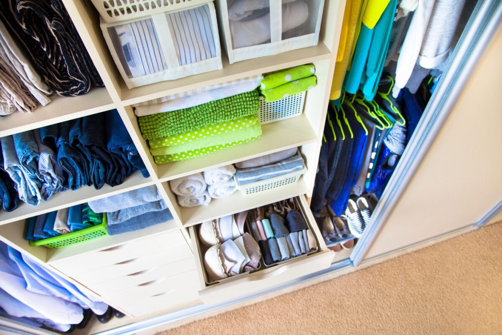 small closet organization