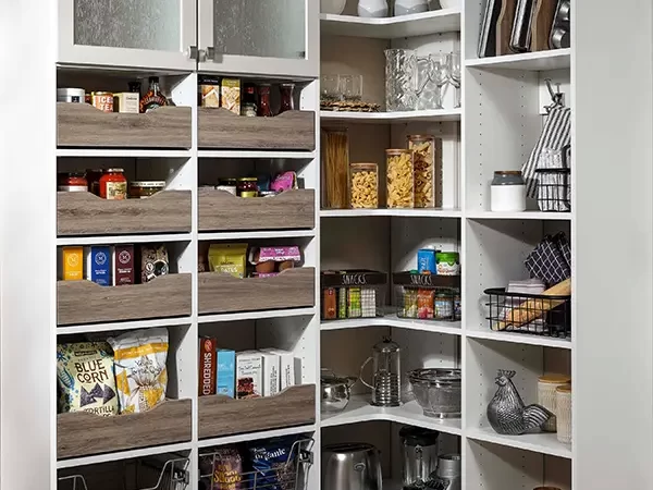 Pantry shelves